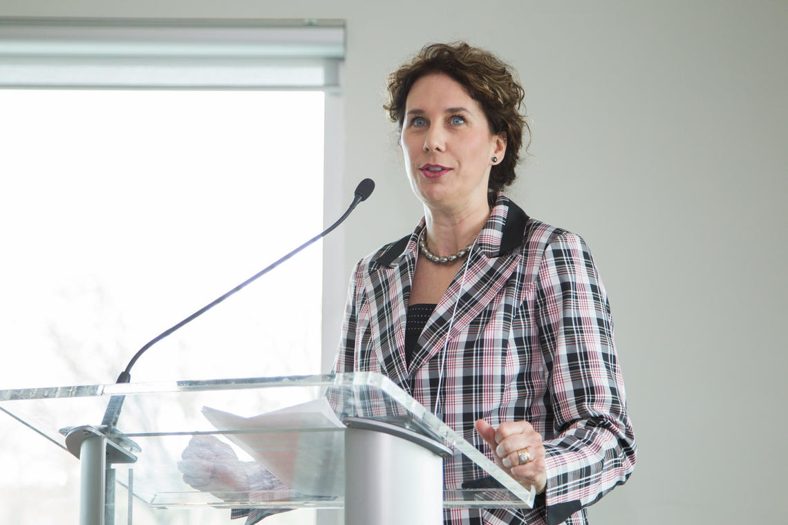 Nicole Letourneau, one of the lead investigators at the centre, and a University of Calgary professor in the Faculty of Nursing, a research professor at the Cumming School of Medicine, and the Norlien/Alberta Children’s Hospital Foundation Chair in Parent-Infant Mental Health.