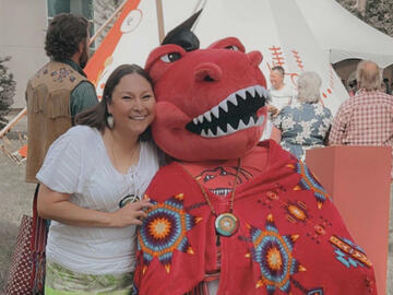 Cindy Myo at June convocation 