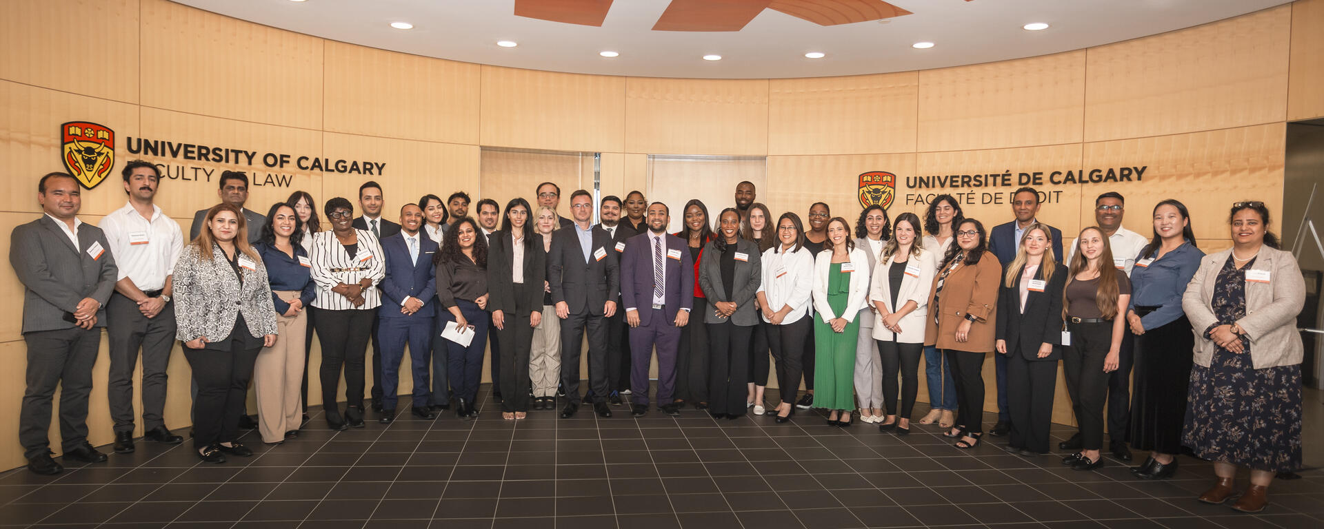 The 2025-2026 class in a group