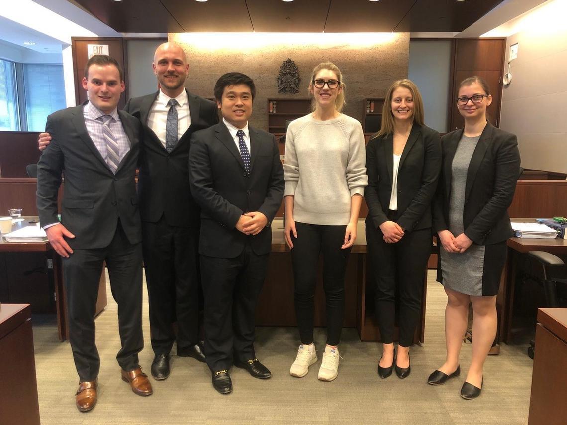 UofC students at the Bowman Tax Moot 