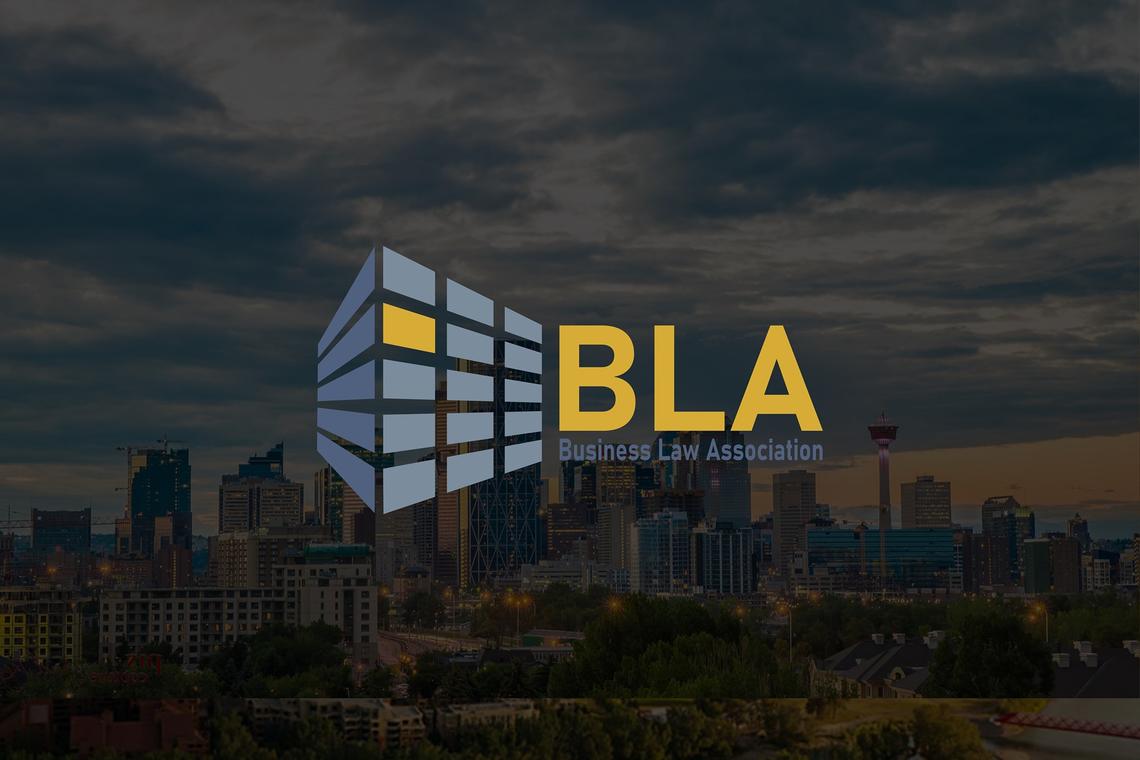 BLA Logo in front of downtown views