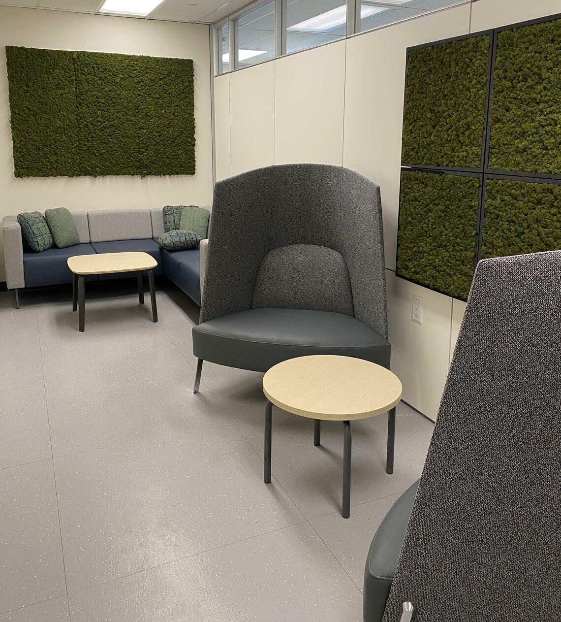 A snapshot of the new reflection room